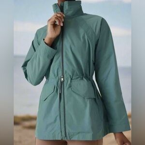 ATHLETA Westerly Windbreaker Active Outdoor Jacket Teal  Blue Women’s  S/M